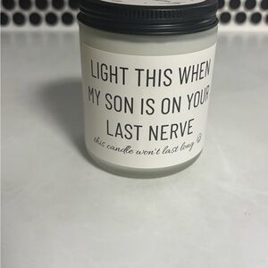 White Scented Candle